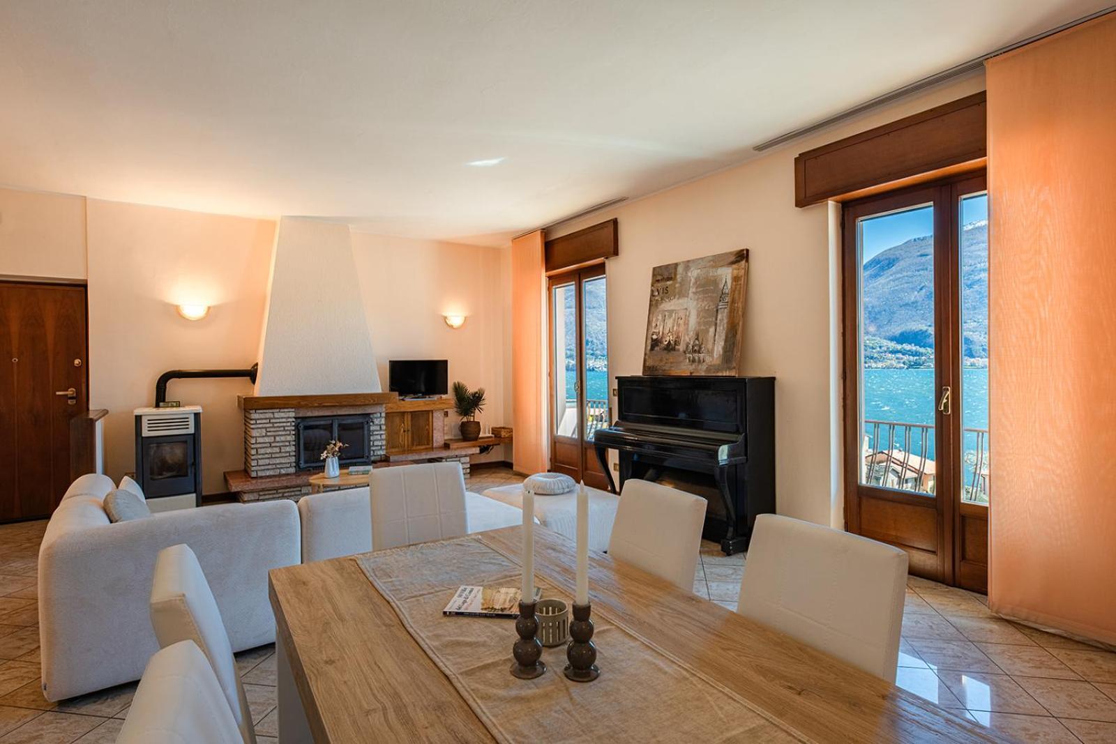 Appartamento Bellavista - Lake Como View - Near The Beach Cremia 外观 照片